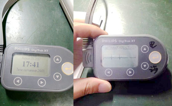 ใช้ PHILIP Digitrak XT Holter Recorder 24 ชั่วโมงไดนัมิกสําหรับการแพทย์