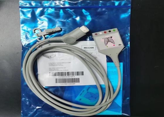 PHILIP M1520A คาเบลกระเป๋า ECG AAMI 989803103941 ความยาว 2M
