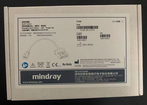 เครื่องตรวจจับ Spo2 Mindray ที่สามารถใช้ใหม่ได้ สําหรับปลายนิ้วมือ 512E-30-21373