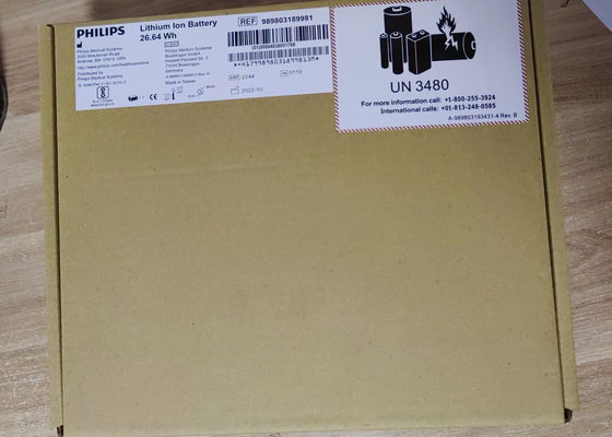 แบตเตอรี่เครื่องตรวจสอบผู้ป่วยเดิม 989803189981 สําหรับ Philip Efficia CM10 CM20