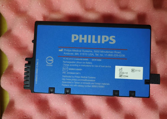 แบตเตอรี่เครื่องตรวจสอบผู้ป่วยเดิม 989803189981 สําหรับ Philip Efficia CM10 CM20