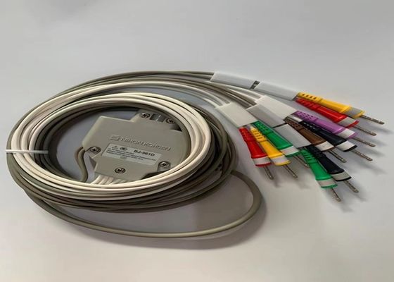 สายเคเบิล BJ-961D สําหรับเครื่องตรวจหัวใจและหัวใจ