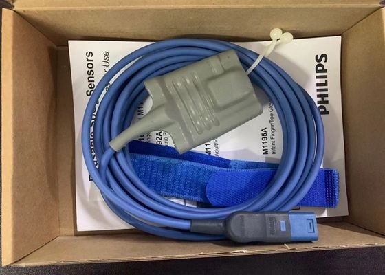 PHILIP M1191BL ผู้ใหญ่ Spo2 เซ็นเซอร์ สามารถใช้ได้อีก 3m D หัว 8 ปิน Ref 989803144381
