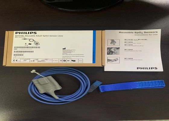 PHILIP M1191BL ผู้ใหญ่ Spo2 เซ็นเซอร์ สามารถใช้ได้อีก 3m D หัว 8 ปิน Ref 989803144381