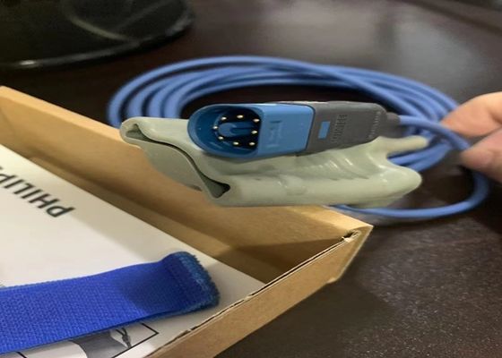 PHILIP M1191BL ผู้ใหญ่ Spo2 เซ็นเซอร์ สามารถใช้ได้อีก 3m D หัว 8 ปิน Ref 989803144381