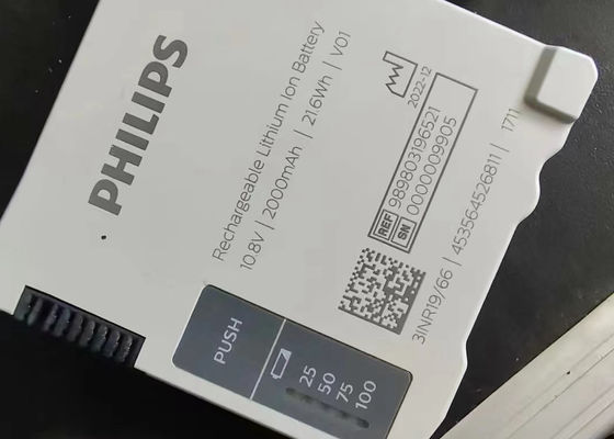 989803196521 แบตเตอรี่ไอออนลิเดียม ที่สามารถชาร์จใหม่ได้ สําหรับ Philip IntelliVue มอนิเตอร์ผู้ป่วย