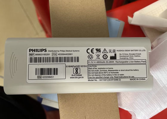 989803185291 แบตเตอรี่ Li Ion Pack สําหรับ PHILIP PageWriter TC10 อิเล็กทรอคาร์ดิโอแกรฟ