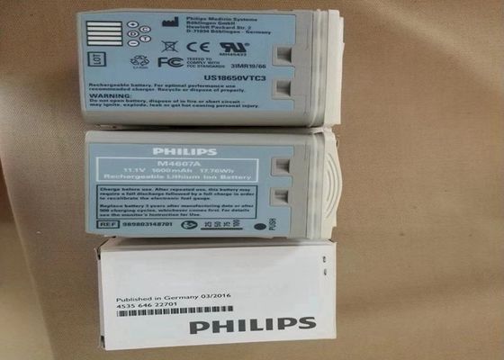M4607A แบตเตอรี่อุปกรณ์การแพทย์ แบตเตอรี่ Li-ion สามารถชาร์จได้ 11.1V 1600mAh 17.76Wh