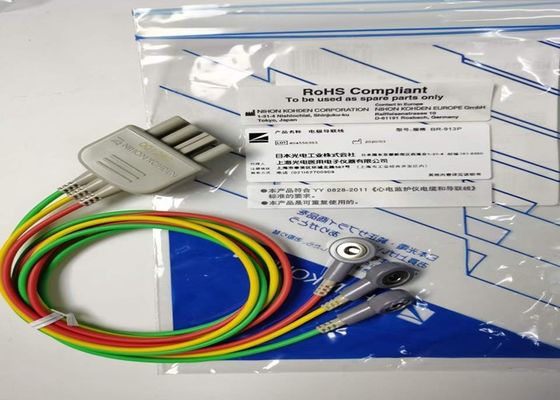 NIHON KOHDEN อุปกรณ์การแพทย์อะไหล่สาย BR-913P Snap On แบบ K910A