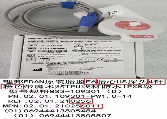 IPx8 กันน้ํา US เครื่องแปลงเสียงฉลาม 8 เครื่องแก้วฉลาม 1MHz