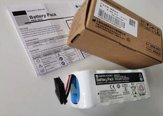 2800mAh แบตเตอรี่ชาร์จใหม่ Ni Mh, 12v Nkb 301v Nihon Kohden