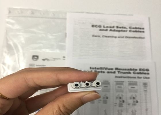 M1626A คาเบิ้ลเซ็ทนํา ECG ที่ใช้ได้หลายครั้งสําหรับโรงพยาบาล คลินิก