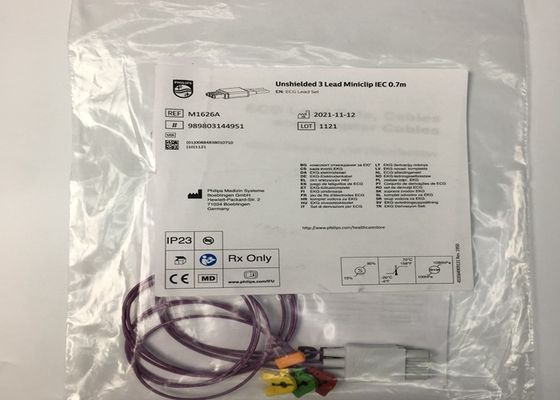 M1626A คาเบิ้ลเซ็ทนํา ECG ที่ใช้ได้หลายครั้งสําหรับโรงพยาบาล คลินิก
