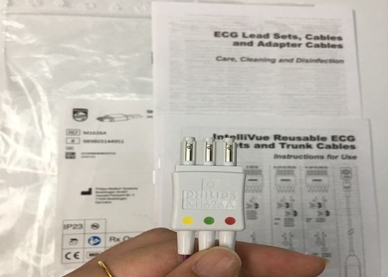 M1626A คาเบิ้ลเซ็ทนํา ECG ที่ใช้ได้หลายครั้งสําหรับโรงพยาบาล คลินิก