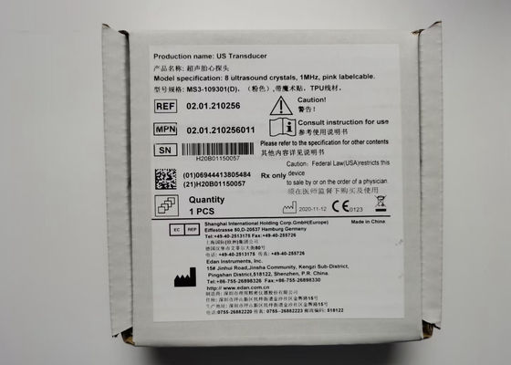 EDAN F6 เครื่องปรับจอลูกหลาน MS3-109301 ช่องสอง 4 ปิน กันน้ํา IPX8