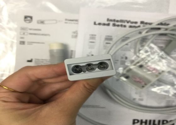 M1669A ผ่าตัดใช้ใหม่ 3 สายเคเบิล ECG โลหะ aAMI/IEC