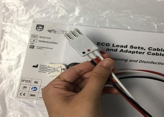 AMMI ICU ECG Lead Set Cables M1671A วัสดุ TPU สําหรับการติดตาม ECG