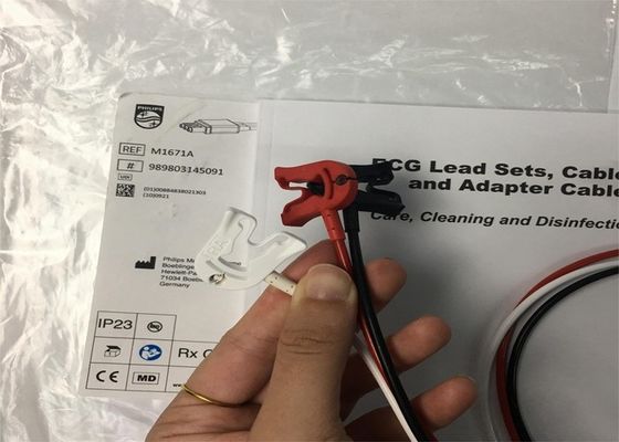 AMMI ICU ECG Lead Set Cables M1671A วัสดุ TPU สําหรับการติดตาม ECG