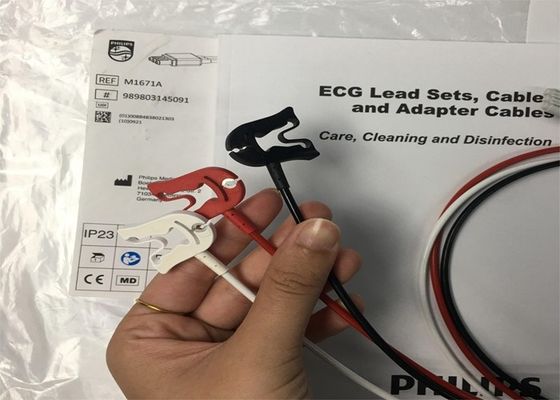 AMMI ICU ECG Lead Set Cables M1671A วัสดุ TPU สําหรับการติดตาม ECG