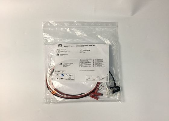AMMI ICU ECG Lead Set Cables M1671A วัสดุ TPU สําหรับการติดตาม ECG