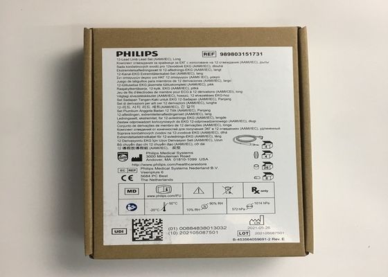 PHLIP อุปกรณ์สํารอง ECG, AMMI IEC 12 Lead อุปกรณ์สํารอง ECG ขาขา 1.4M 989803151731