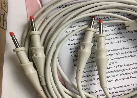PHLIP อุปกรณ์สํารอง ECG, AMMI IEC 12 Lead อุปกรณ์สํารอง ECG ขาขา 1.4M 989803151731