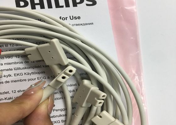 PHLIP อุปกรณ์สํารอง ECG, AMMI IEC 12 Lead อุปกรณ์สํารอง ECG ขาขา 1.4M 989803151731
