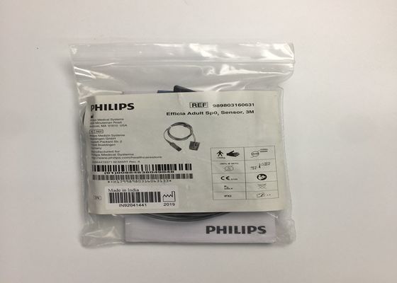Phlip Efficia เครื่องตรวจจับ SpO2 สามารถใช้ได้อีกครั้ง หัว 8 ปิน 3M 989803160631