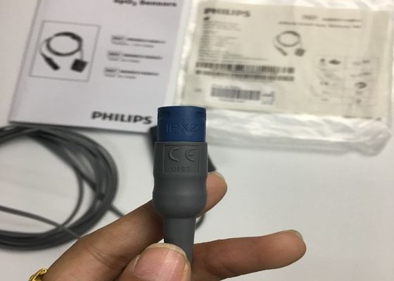 Phlip Efficia เครื่องตรวจจับ SpO2 สามารถใช้ได้อีกครั้ง หัว 8 ปิน 3M 989803160631