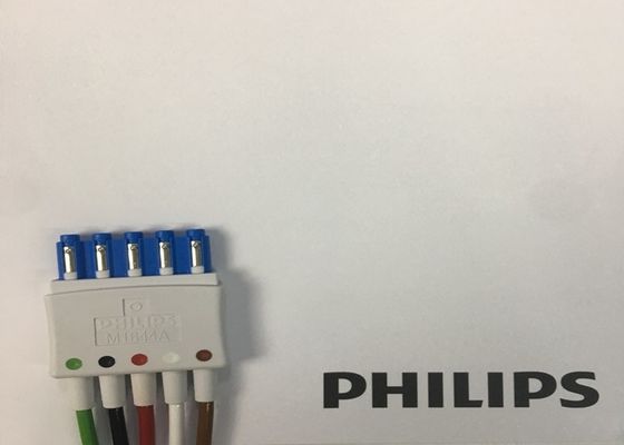 Phlip M1644A Intellivue ECG Cable 5 Lead สามารถใช้ได้ใหม่ได้ 989803144991