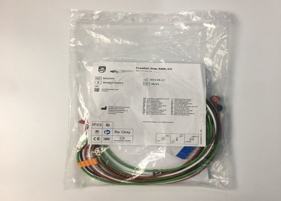 Phlip M1644A Intellivue ECG Cable 5 Lead สามารถใช้ได้ใหม่ได้ 989803144991