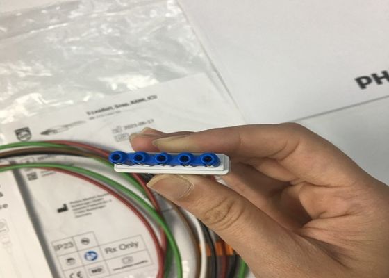 Phlip M1644A Intellivue ECG Cable 5 Lead สามารถใช้ได้ใหม่ได้ 989803144991