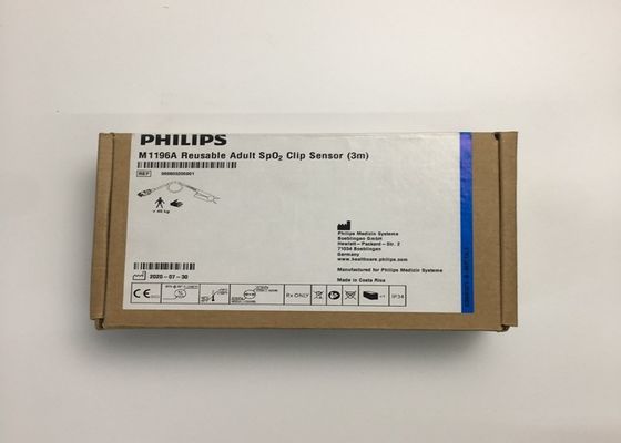 Phlip M1196A อุปกรณ์สํารอง EKG เครื่องจับนิ้ว 3M พร้อมเครื่องเชื่อม 8 PIN