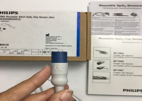 Phlip M1196A อุปกรณ์สํารอง EKG เครื่องจับนิ้ว 3M พร้อมเครื่องเชื่อม 8 PIN