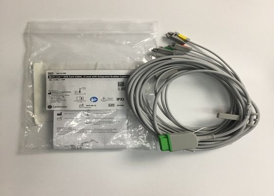ส่วนสํารองอีเคจี Multi Link สายเคเบิล 3 Lead With Integrated Grabber สายเชือกนํา 3.6M
