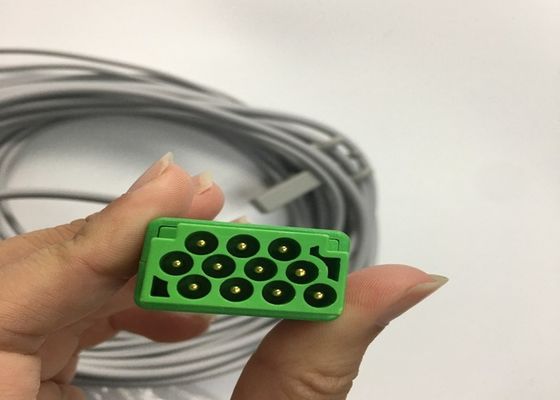ส่วนสํารองอีเคจี Multi Link สายเคเบิล 3 Lead With Integrated Grabber สายเชือกนํา 3.6M
