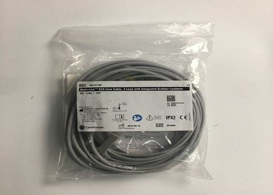 ส่วนสํารองอีเคจี Multi Link สายเคเบิล 3 Lead With Integrated Grabber สายเชือกนํา 3.6M