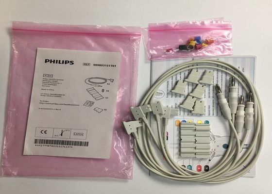 989803151761 อุปกรณ์การแพทย์ที่ใช้ได้ 4 สายต่อสําหรับ TC50 Phlip ผู้ป่วยติดตาม