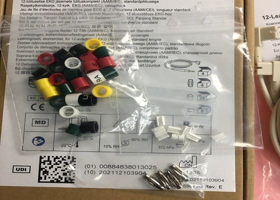 1M 12 Lead ECG Limb Leads 989803151711 สําหรับ PHLIP TC30 TC50 TC70 ติดตามผู้ป่วย