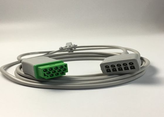 GE ผู้ใหญ่ Multi Link ECG สายไฟนํา 3 สายไฟ 5 สายไฟ 3.6M 12ft 2017003-001