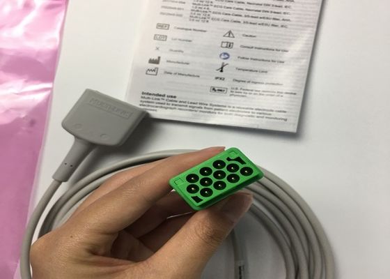 GE ผู้ใหญ่ Multi Link ECG สายไฟนํา 3 สายไฟ 5 สายไฟ 3.6M 12ft 2017003-001