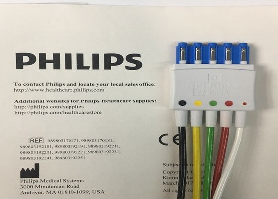 M1645A IntelliVue อุปกรณ์การแพทย์อะไหล่ สายเคเบิล 5 Leadset