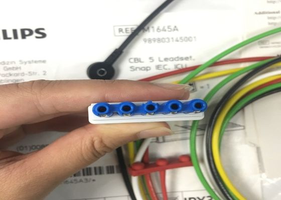 M1645A IntelliVue อุปกรณ์การแพทย์อะไหล่ สายเคเบิล 5 Leadset