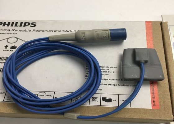 M1192A เครื่องตรวจจับ SpO2 นิ้วเล็กที่ใช้ได้สําหรับเด็กผู้ใหญ่ รูป D 8 ปิน 1.5M
