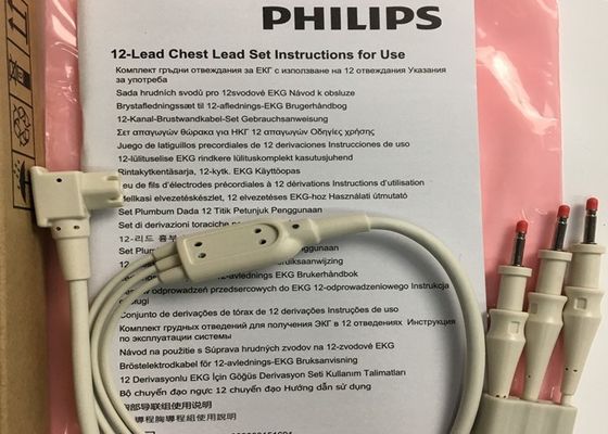 0.75M อุปกรณ์การแพทย์ใช้ได้ 12 Lead Set 989803151671 สําหรับ Phlip TC30 ของเดิม