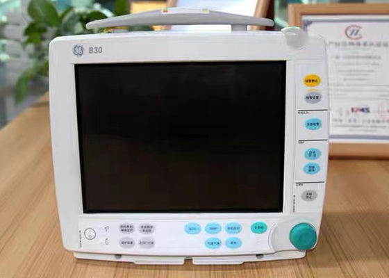 GE B30 บริการซ่อมแซมเครื่องตรวจสอบผู้ป่วยมือสองที่มีจอ LCD