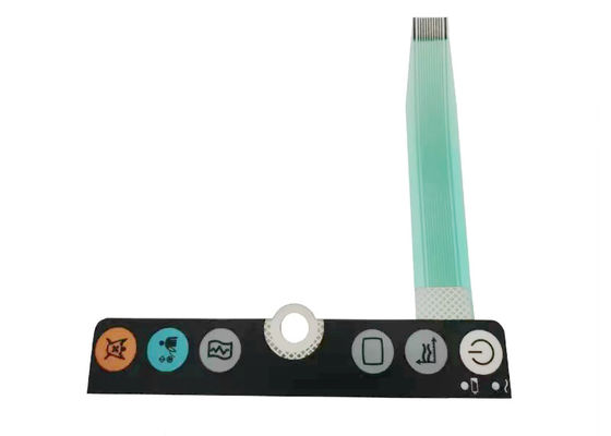 เครื่องติดตามผู้ป่วยพลาสติก อะไหล่ คีย์พาด ฟิล์มสําหรับฟิลิป SureSigns VM6