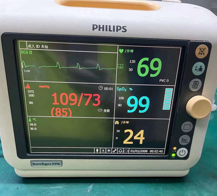 ซ่อมแซมเครื่องตรวจสอบผู้ป่วย Vm6 Philip Suresigns การบํารุงรักษาเครื่องตรวจสอบผู้ป่วย