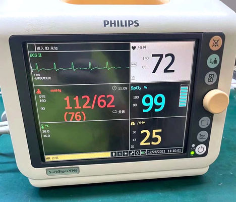 ซ่อมแซมเครื่องตรวจสอบผู้ป่วย Vm6 Philip Suresigns การบํารุงรักษาเครื่องตรวจสอบผู้ป่วย