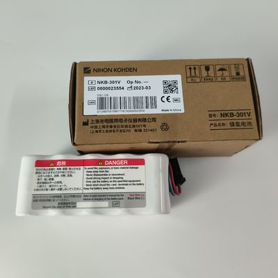 NIHON KOHDEN แบตเตอรี่แพ็ค NKB-301V ความดันนาม 12V 2800mAh Ni-MH